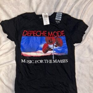 Hot Topic Black Depeche Mode Graphic Tee